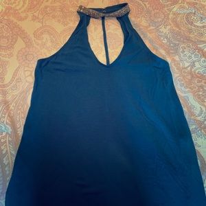 Express Sleeveless Embellished Tank